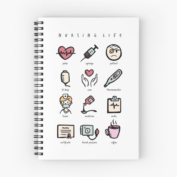 Item preview, Nursing life cute doodles designed and sold by Eenig.