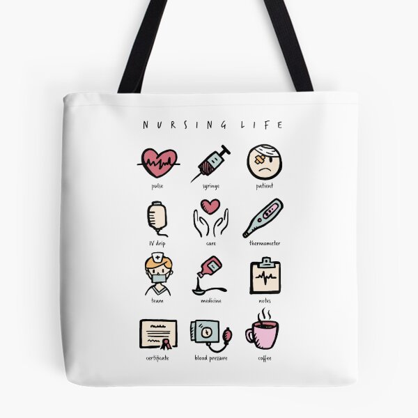 Item preview, Nursing life cute doodles designed and sold by Eenig.