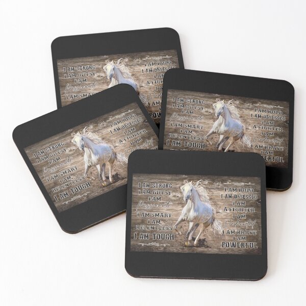 Item preview, Horse, I Am Strong, I Am Gutsy, I Am Passionate, I Am Smart - Love Horses Poster Gift designed and sold by douglasNVD.