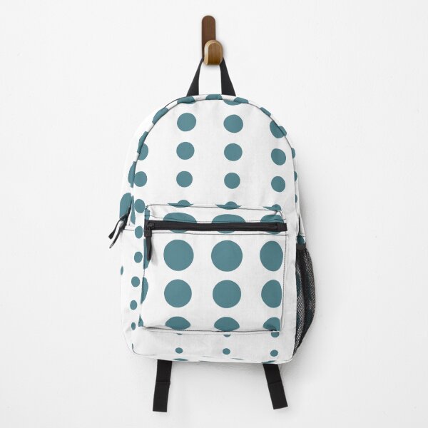 Item preview, Teal and White Reduced Polka Dots Pattern Pairs DV 2022 Popular Colour Wish Upon a Star 0668 designed and sold by ColorOfTheYears.