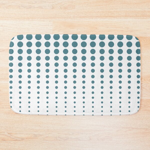 Item preview, Teal and White Reduced Polka Dots Pattern Pairs DV 2022 Popular Colour Wish Upon a Star 0668 designed and sold by ColorOfTheYears.