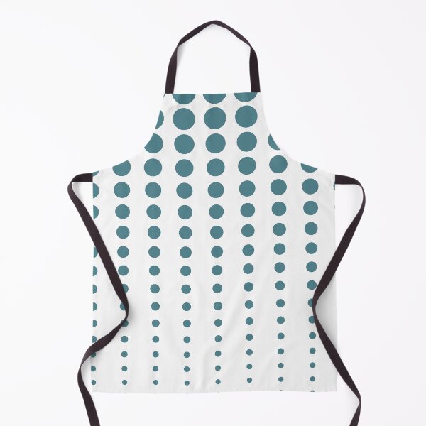 Item preview, Teal and White Reduced Polka Dots Pattern Pairs DV 2022 Popular Colour Wish Upon a Star 0668 designed and sold by ColorOfTheYears.