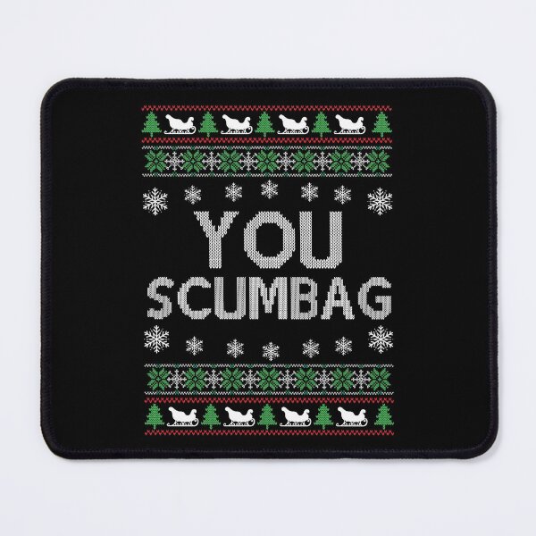 Item preview, You Scumbag funny You Maggot Christmas couple ugly sweater designed and sold by RenCustomCrews.