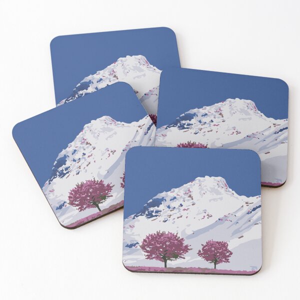 Item preview, Snowy mountain designed and sold by flamendes.