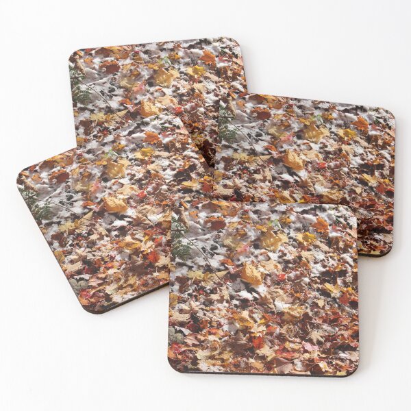 Item preview, Autumn Leaves with Snow designed and sold by Cardinal Designs.