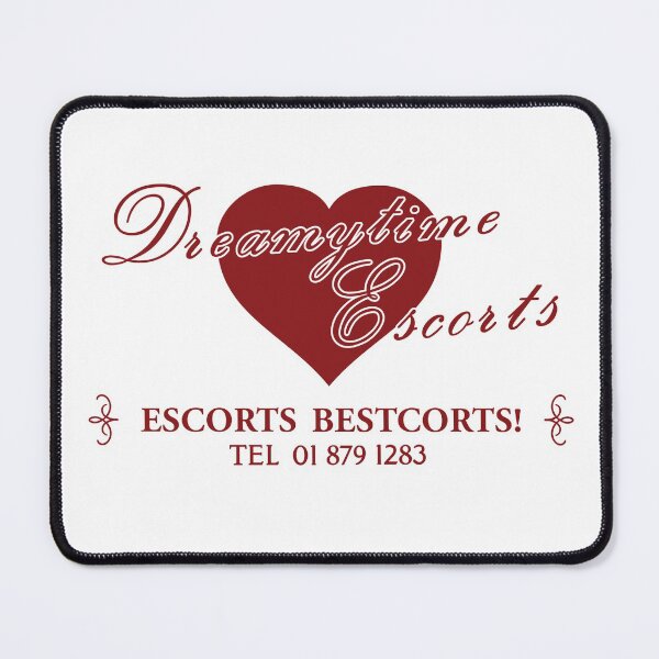 Item preview, Dreamytime Escorts logo - ESCORTS BESTCORTS! - Mr Jolly Lives Next Door Inspired designed and sold by RetroTeeStudio.