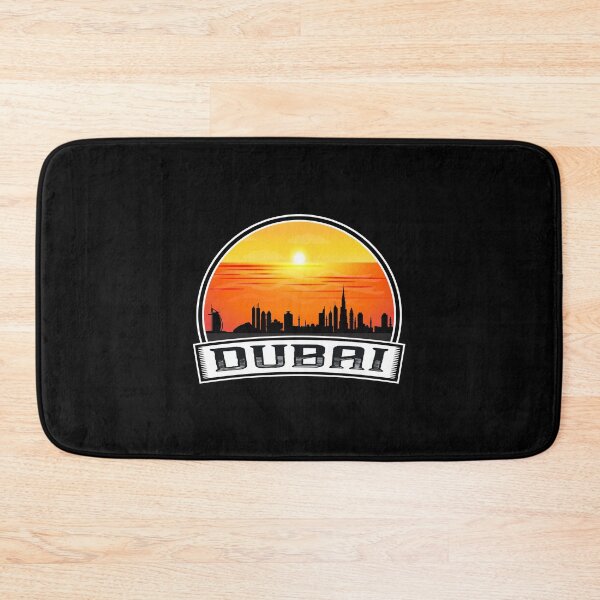 Artikelvorschau, Dubai VAE Sonnenuntergang Skyline T Shirt Sticker entworfen und verkauft von Timcito.