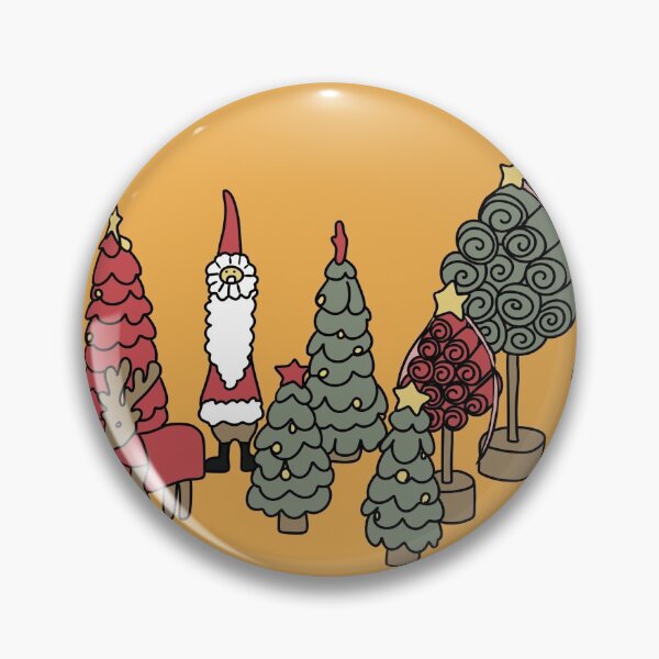 Item preview, Santa Claus with his Christmas tree and deer designed and sold by Bella510.