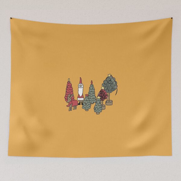 Item preview, Santa Claus with his Christmas tree and deer designed and sold by Bella510.