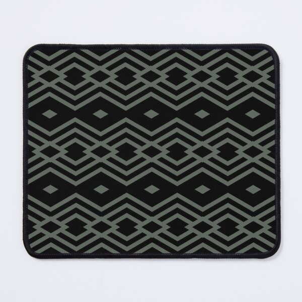 Item preview, Black and Dark Green Stripe Diamond Pattern Pairs DV 2022 Popular Colour Pleasant Hill 0459 designed and sold by ColorOfTheYears.