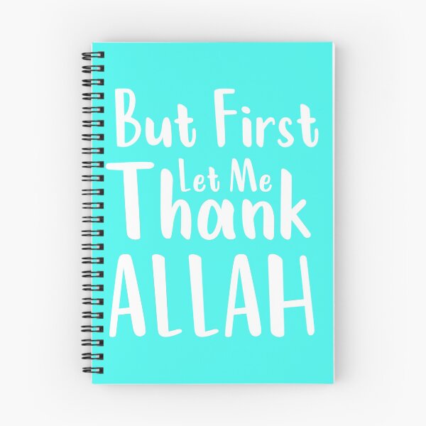 Item preview, But First Let me Thank Allah , Cute muslim Clothing For muslims  designed and sold by Amirebdesign.