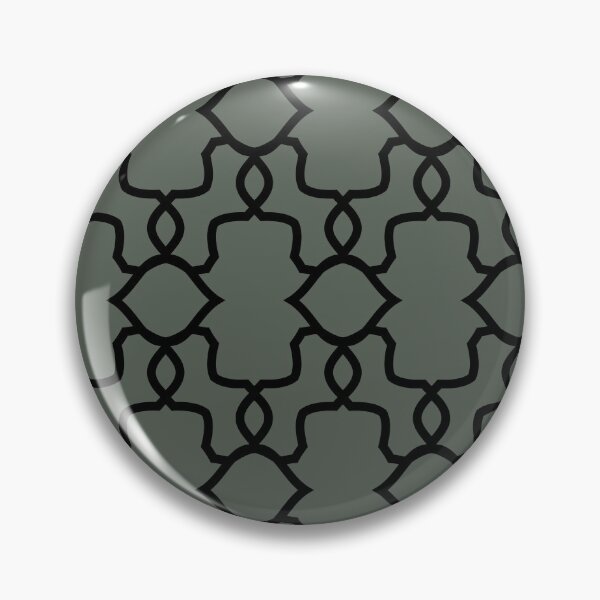Artikelvorschau, Black and Dark Green Ornamental Shape Pattern 4 Pairs DV 2022 Popular Colour Pleasant Hill 0459 entworfen und verkauft von ColorOfTheYears.