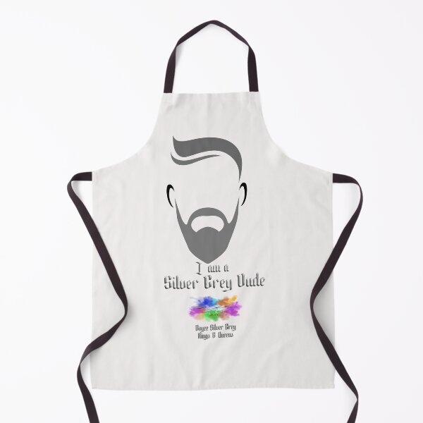 Item preview,  I am a Silver Grey Dude Man's face portrait [White] designed and sold by markyboyce247.