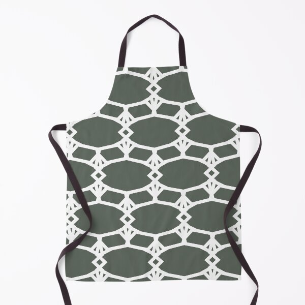 Artikelvorschau, Dark Green and White Ornamental Shape Pattern 5 Pairs DV 2022 Popular Colour Pleasant Hill 0459 entworfen und verkauft von ColorOfTheYears.