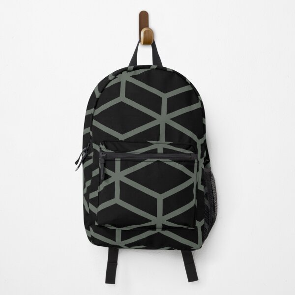 Item preview, Black and Dark Green Tessellation Line Pattern 8 Pairs DV 2022 Popular Colour Pleasant Hill 0459 designed and sold by ColorOfTheYears.