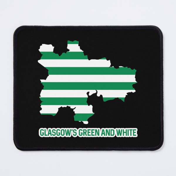 Item preview, GLASGOW CITY CELTIC FOOTBALL CLUB GREEN AND WHITE MAP designed and sold by MacPean.
