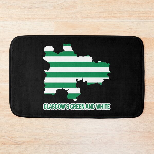 Item preview, GLASGOW CITY CELTIC FOOTBALL CLUB GREEN AND WHITE MAP designed and sold by MacPean.