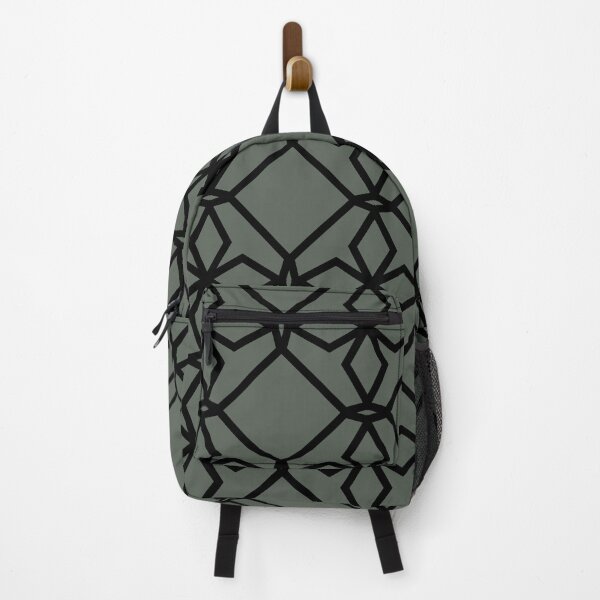 Item preview, Black and Dark Green Tessellation Line Pattern 34 Pairs DV 2022 Popular Colour Pleasant Hill 0459 designed and sold by ColorOfTheYears.
