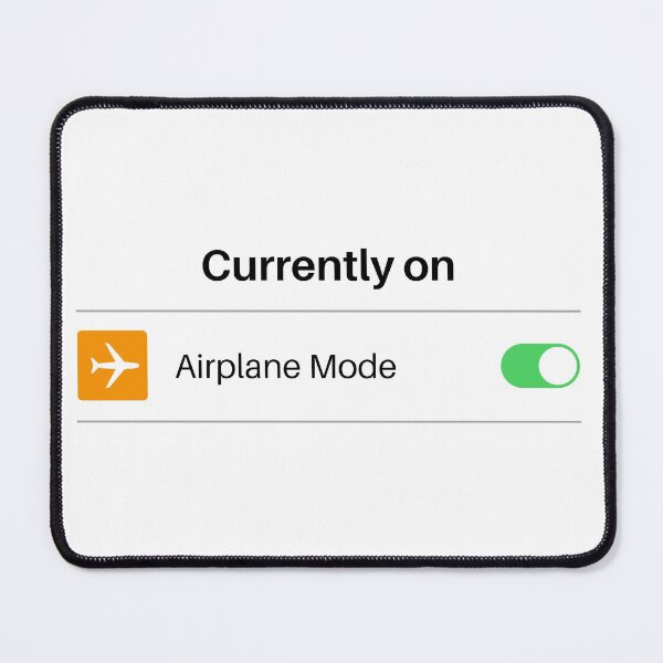 Item preview, CURRENTLY ON AIRPLANE MODE (jk artist) designed and sold by jaivikartist.