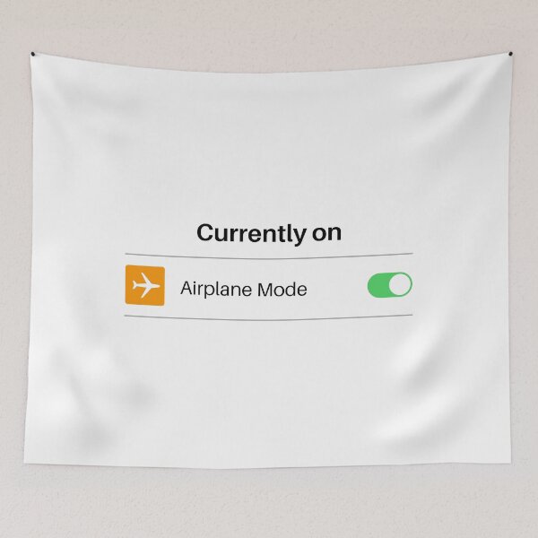 Item preview, CURRENTLY ON AIRPLANE MODE (jk artist) designed and sold by jaivikartist.