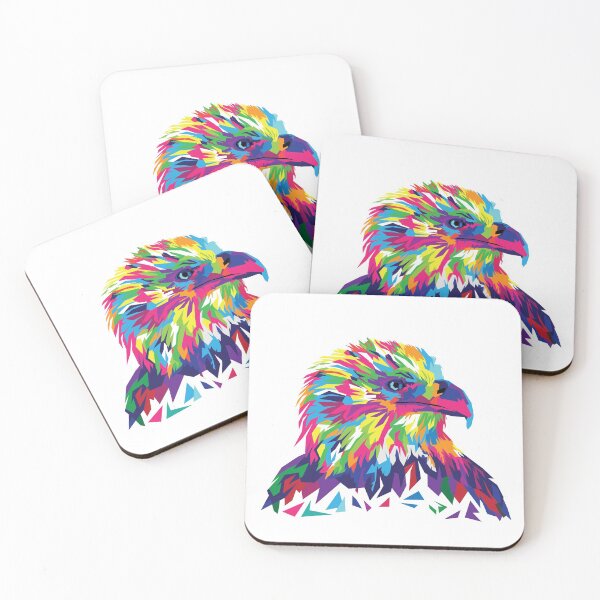 Item preview, Colorful eagle designed and sold by kapiks.