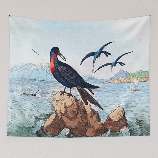 Item preview, frigatebird engraving designed and sold by louisxvpod.
