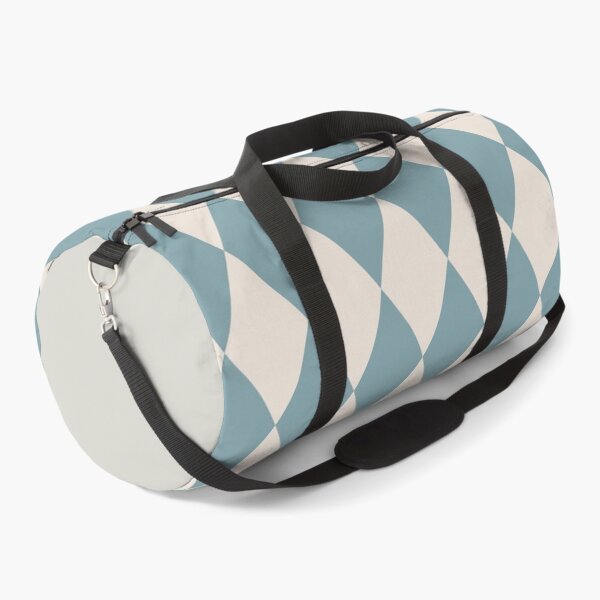 Item preview, Neutral Blue Grey Slate Blue Sage Blue and Cream Diamond Pattern designed and sold by polygem.