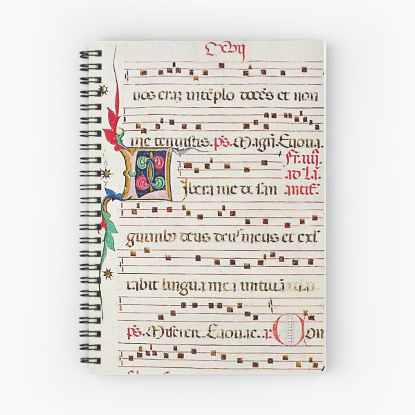 Item preview, Antiphonary - Medieval Musical Manuscript designed and sold by brushandframes.