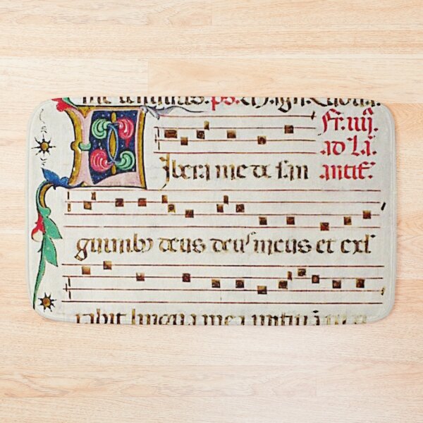 Item preview, Antiphonary - Medieval Musical Manuscript designed and sold by brushandframes.