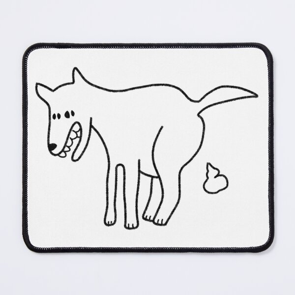 Item preview, Un perro cagando. ''Inspirado'' en la camiseta que llevaba Ed Gamble en Taskmaster designed and sold by porcelainstain.