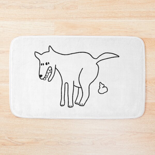Item preview, a dog taking a shite. ''inspired'' by shirt ed gamble wore on taskmaster designed and sold by porcelainstain.
