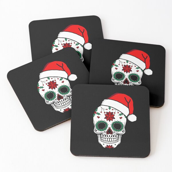 Item preview, Christmas Mexican skull designed and sold by borderland.