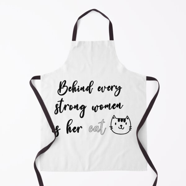 Item preview, Behind every strong women her cat gift for girls owners cat designed and sold by fatimaezzahra27.
