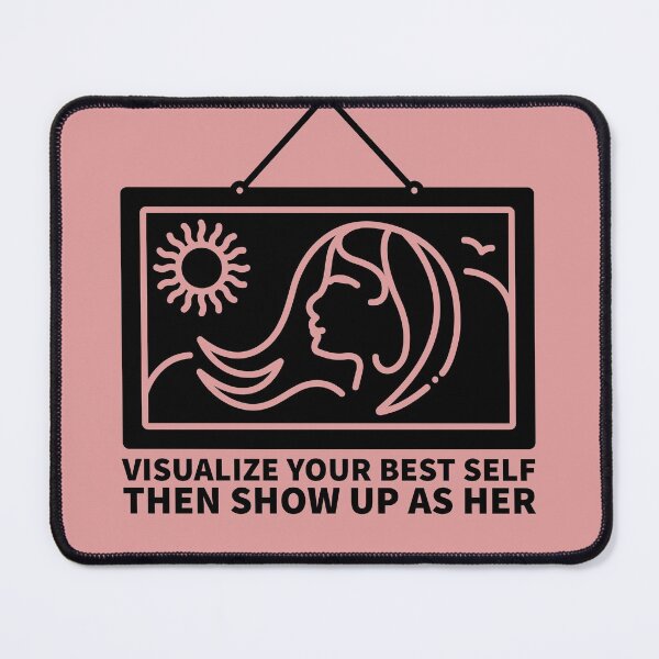 Item preview, Visualize your best self - Spiritual Law of attraction quote designed and sold by Theleochick.