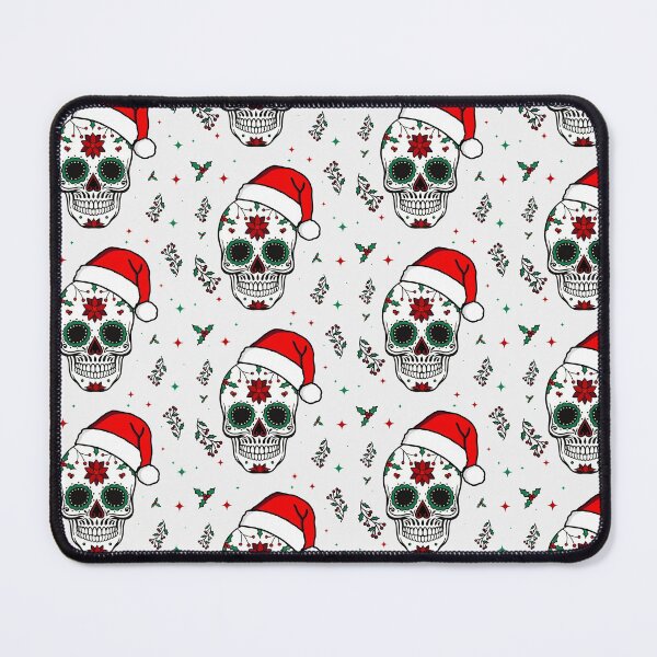 Item preview, Christmas Mexican skull pattern designed and sold by borderland.
