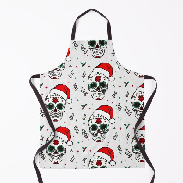 Item preview, Christmas Mexican skull pattern designed and sold by borderland.