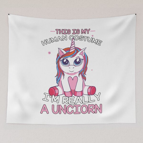 Item preview, This Is My Human Costume I'm Really A Unicorn designed and sold by Jackmorial.