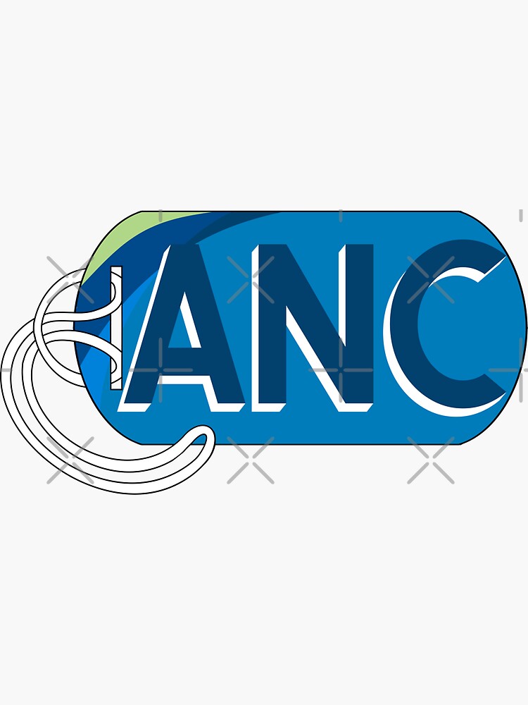 "Anchorage Alaska Bag Tag" Sticker for Sale by JAWSCreatives Redbubble