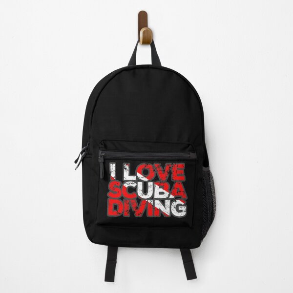 Item preview, I Love Scuba Diving (vintage retro dive flag) designed and sold by StudioAquaLumos.