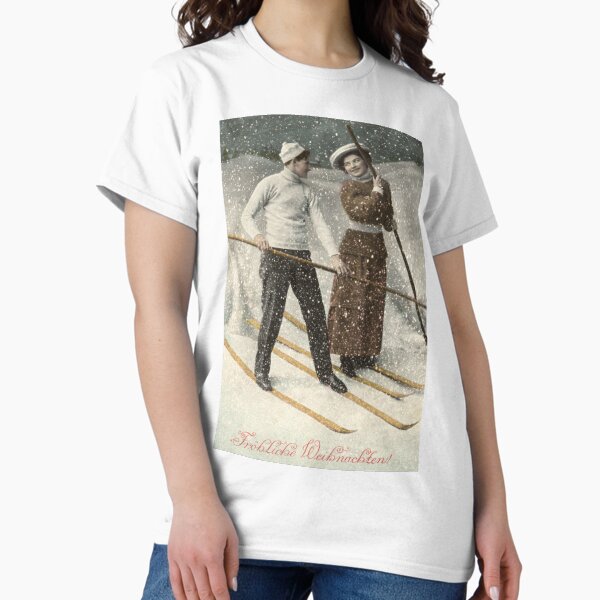 Weihnachtskarte aus der Zeit des 1. Weltkriegs Classic T-Shirt