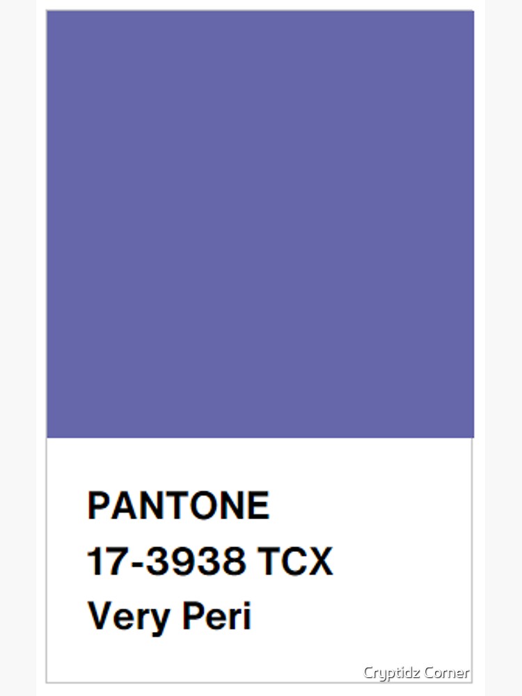  Pantone Colour 17 3938 TCX Very Peri Colour Of The Year 2022