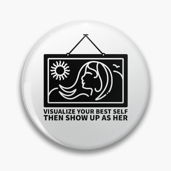 Item preview, Visualize your best self - Spiritual Law of attraction quote designed and sold by Theleochick.