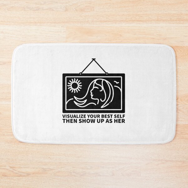 Item preview, Visualize your best self - Spiritual Law of attraction quote designed and sold by Theleochick.