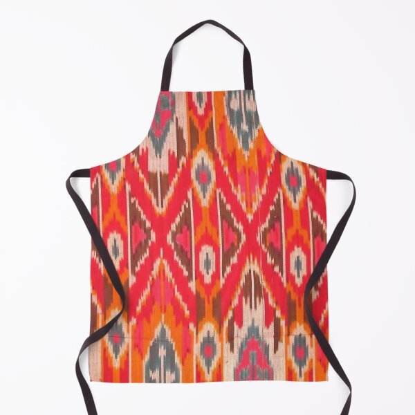 Item preview, Uzbek ikat atlas classical pattern designed and sold by LeFabriqueOuz.