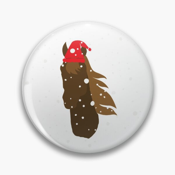 Item preview, Merry Christmas | Basic Brown Horse  designed and sold by Daleen Cowgar.
