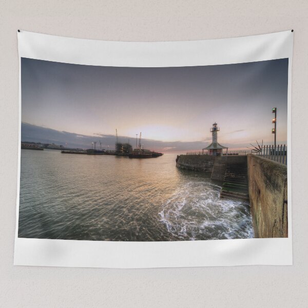 Item preview, Lowestoft Harbour at dawn designed and sold by hawkie.