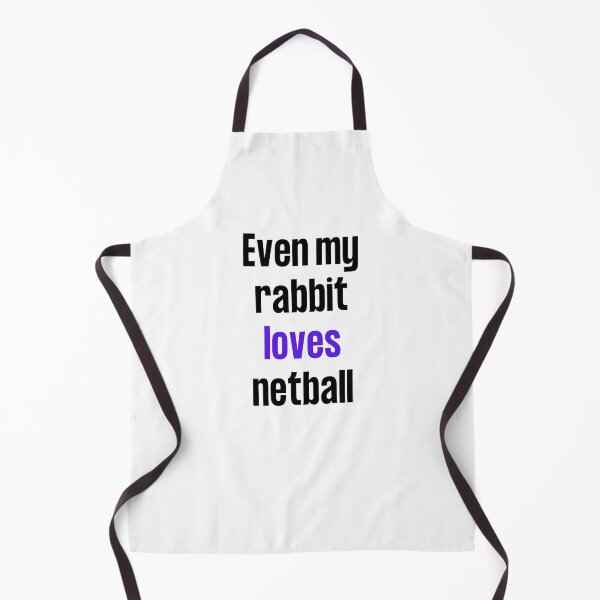Item preview, Even my rabbit loves netball designed and sold by TheGreenGoat.