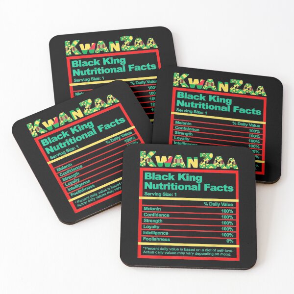 Item preview, Mens Kwanzaa Black King Nutritional Facts Melanin Bruh Father Dad designed and sold by keithldavis.