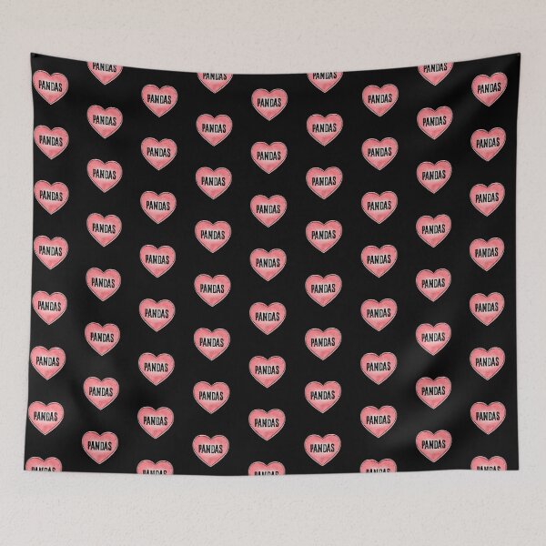 Item preview, Just A Girl Who Loves Pandas | Heart Vintage Pink Coral designed and sold by JooArtPrints  ★★★★★.