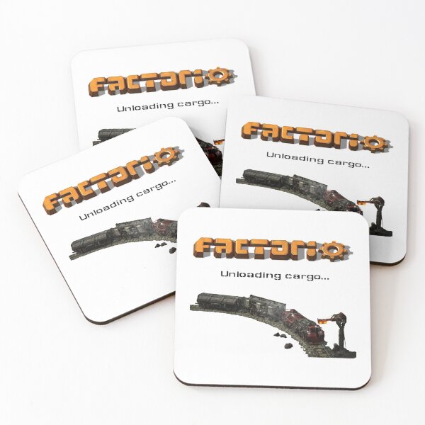 Item preview, Factorio Unloading Cargo   designed and sold by Dominic-Shop.